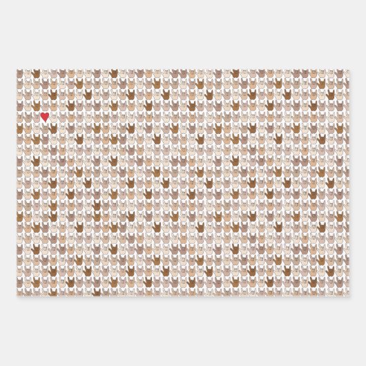 Papier à envelopper Feuille plate de 3 (Devant)