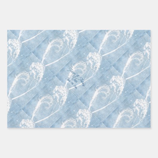 Papier à envelopper Feuille plate de 3 (Devant)