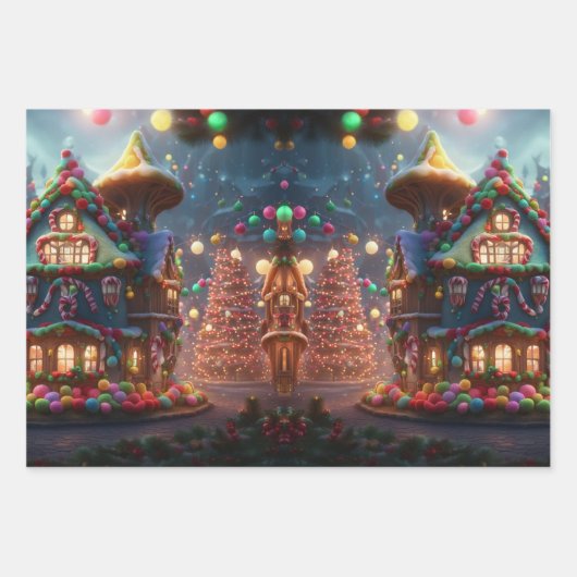 Papier à envelopper Feuille plate de 3 (Devant)