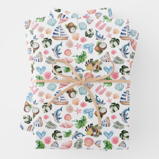 Papier à envelopper Feuille plate de 3 (En situation)