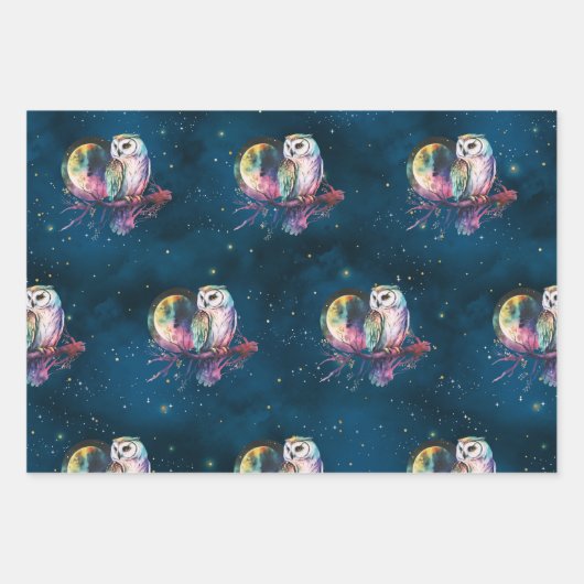 Papier à envelopper Feuille plate de 3 (Devant)