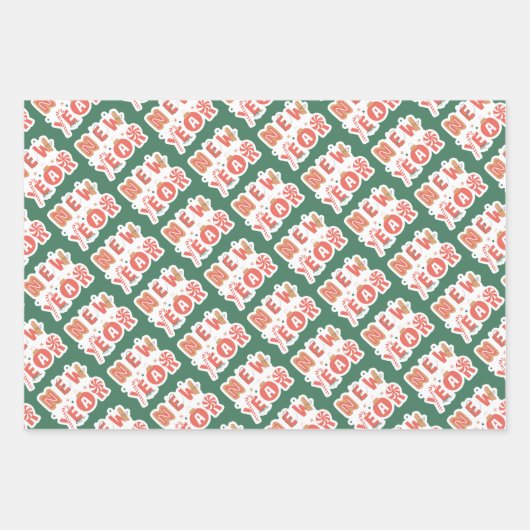 Papier à envelopper Feuille plate de 3 (Devant)