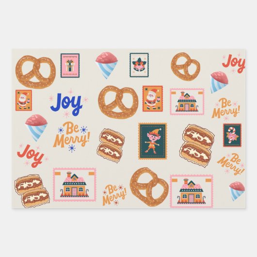 Papier à envelopper Feuille plate de 3 (Devant 3)