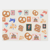 Papier à envelopper Feuille plate de 3 (Devant 2)