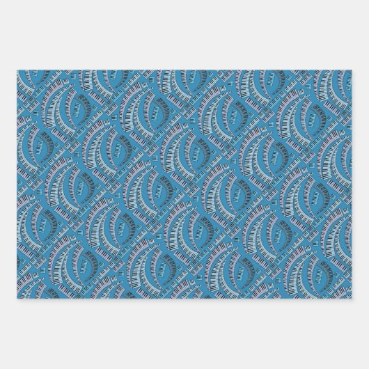 Papier à envelopper Feuille plate de 3 (Devant)