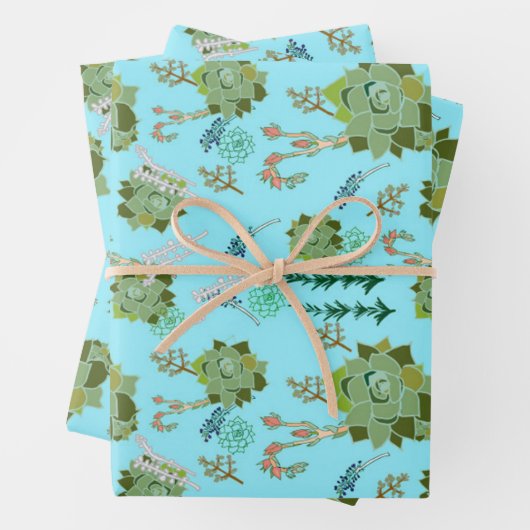 Papier à envelopper Feuille plate de 3 (En situation)