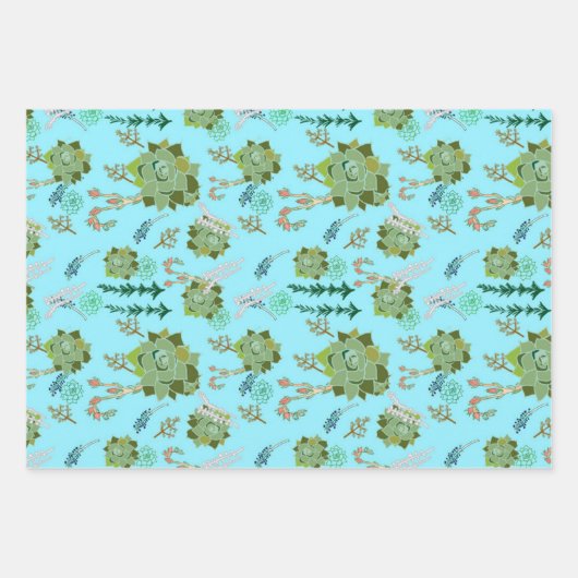 Papier à envelopper Feuille plate de 3 (Devant)