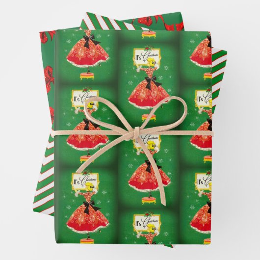 Papier à envelopper Feuille plate de 3 (En situation)