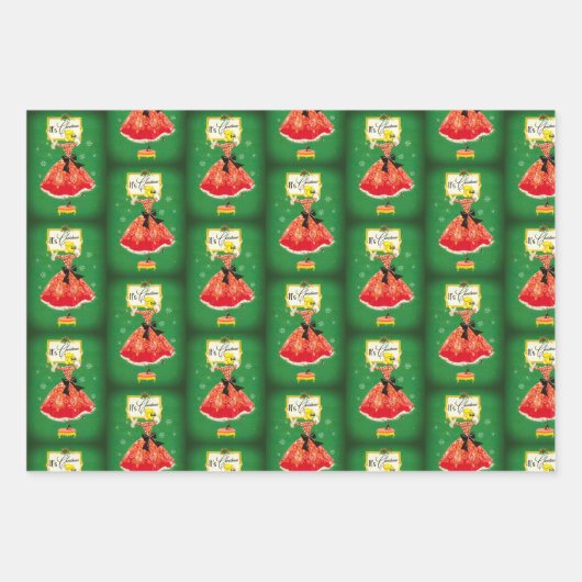 Papier à envelopper Feuille plate de 3 (Devant)