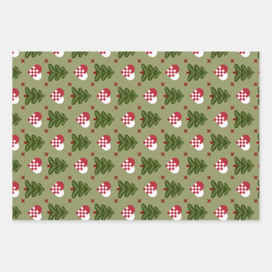 Papier à envelopper Feuille plate de 3 (Devant 2)