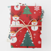 Papier à envelopper Feuille plate de 3 (En situation)