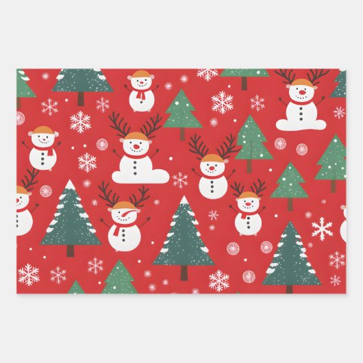 Papier à envelopper Feuille plate de 3 (Devant)