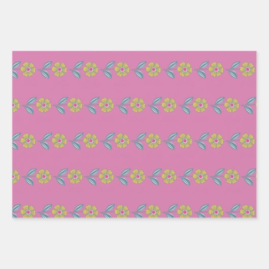 Papier à envelopper Feuille plate de 3 (Devant)