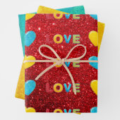 Papier à envelopper Feuille plate de 3 (En situation)