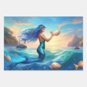 Papier à envelopper Feuille plate de 3 (Devant)