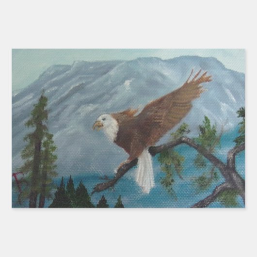 Papier à envelopper Feuille plate Ensemble de 3/Ai (Devant)