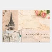 Papier à envelopper Feuille plate Ensemble de 3 Vi (Devant 2)