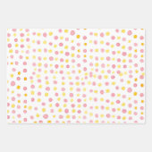 Papier à envelopper Feuille plate Jeu de 3, aquare (Devant)