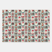 Papier à envelopper Feuille plate Jeu de 3 pour No (Devant 2)