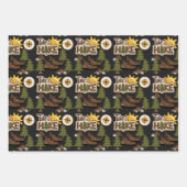 Papier à envelopper inspiré Aventure "Take a Hike" (Devant)