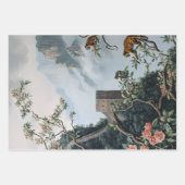 Papier à envelopper pour découpage Chinoiserie ins (Devant 2)