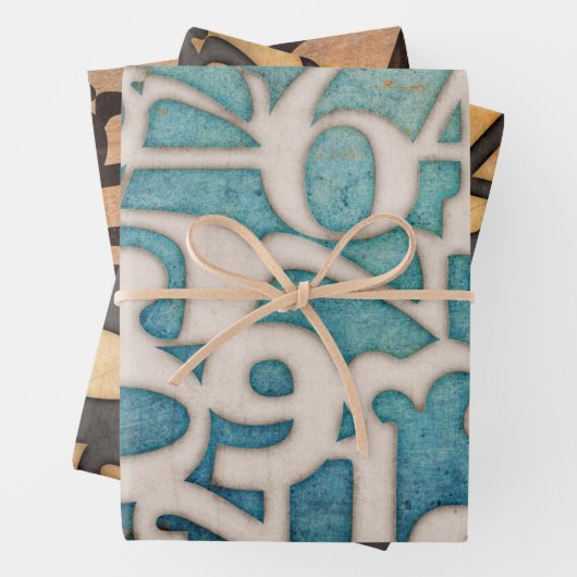 Papier à envelopper pour découpage ou collage (En situation)