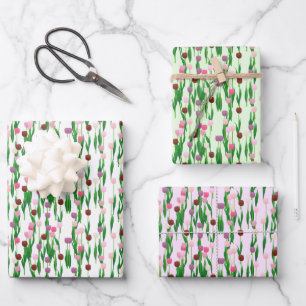 Papier à envelopper - Tulipes géniales