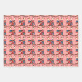 Papier à envelopper Valentines masculines (Devant)