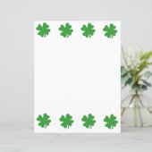 Papier à fermeture à quatre feuilles vert (Debout devant)