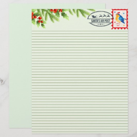 Papier à feuillage de Noël (Devant / Derrière)