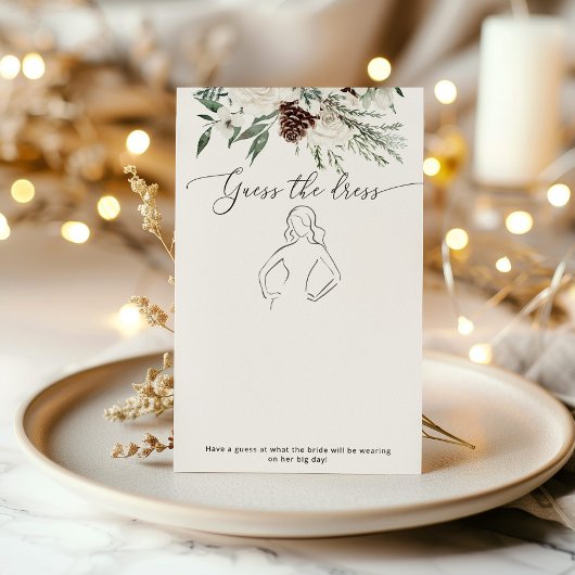 Papier À feuillage persistant Guess la robe nuptiale jeu 