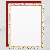 Papier à feuille en mini-floral (Devant / Derrière)