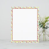 Papier à feuille en mini-floral (Debout devant)