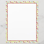 Papier à feuille en mini-floral (Devant)