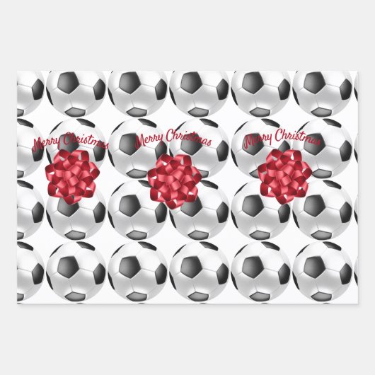 Papier à feuille plat de soccer de 3 (Devant 2)