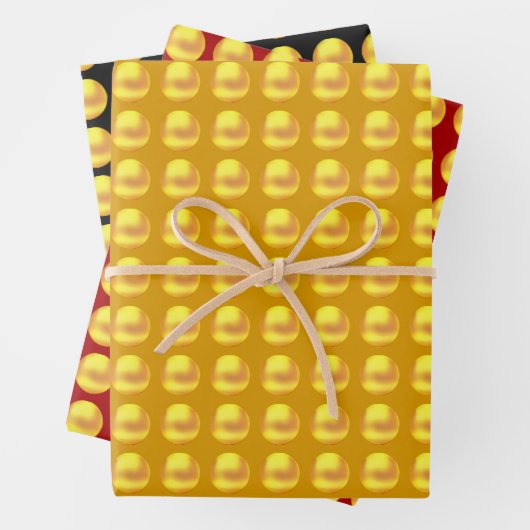 Papier à feuilles plates de 3 points d'or (En situation)