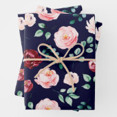 Papier à feuilles plates de papier rose de Bourgog (En situation)