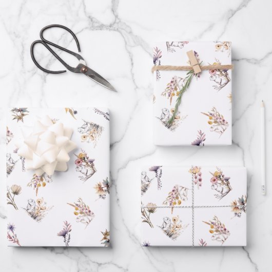 Papier à Fleur sauvage de chien des Prairies (Recto)