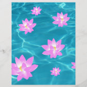 Papier à fleurs Lotus (Dos)