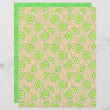 Papier à grappes à lime