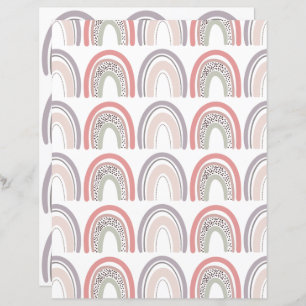 papier à grappes arc-en-ciel