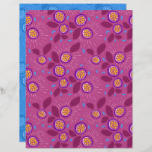 Papier à grappes Passionfruit