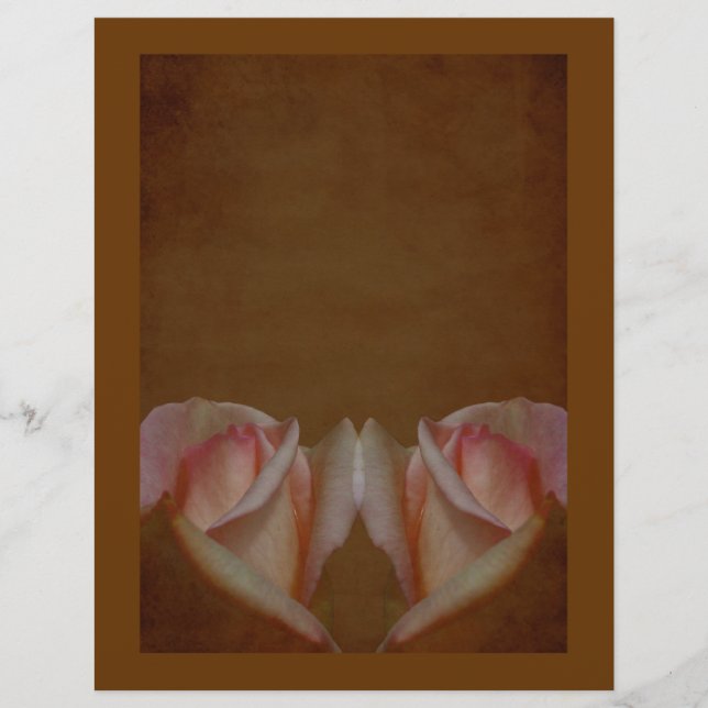 Papier à grappes rose vieilli Brown à papier à gra (Devant)