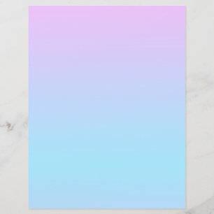 Papier à gratte-ciel Ombré rose et turquoise