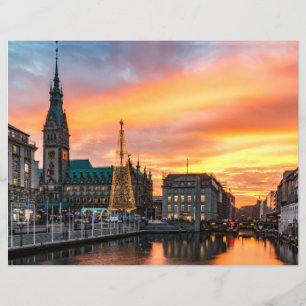 Papier à gratte-ciel Pittoresque de Hambourg