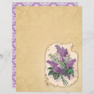 Papier à gratte-ciel vintage Lilac - Salle Marple
