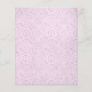 Papier à gratter en dentelle rose Pastel