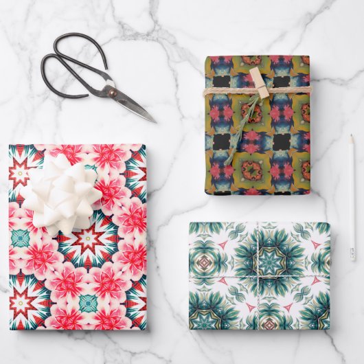 PAPIER À LAVAGE - 3 TONS DE JUNGLE EN COULEUR D'EA (Recto)