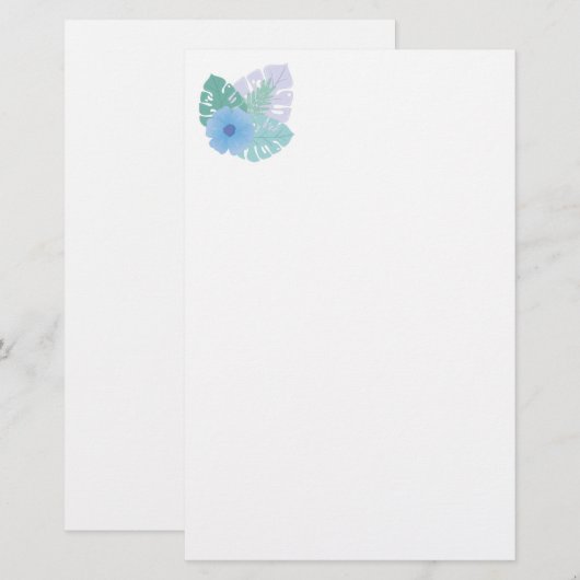 Papier à lettre (Devant / Derrière)