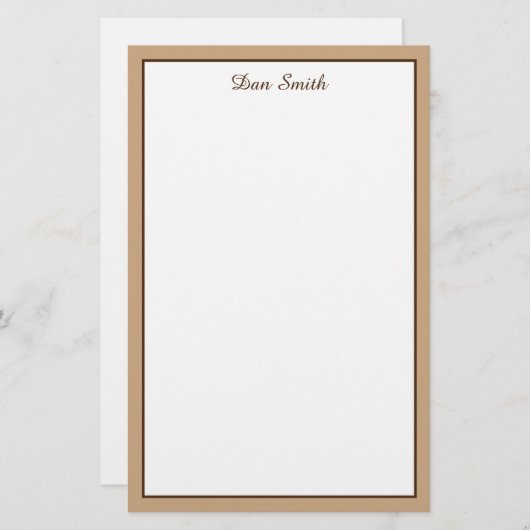 Papier à lettre (Devant / Derrière)